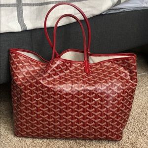 Sold✖️Authentic Goyard Red Tote PM